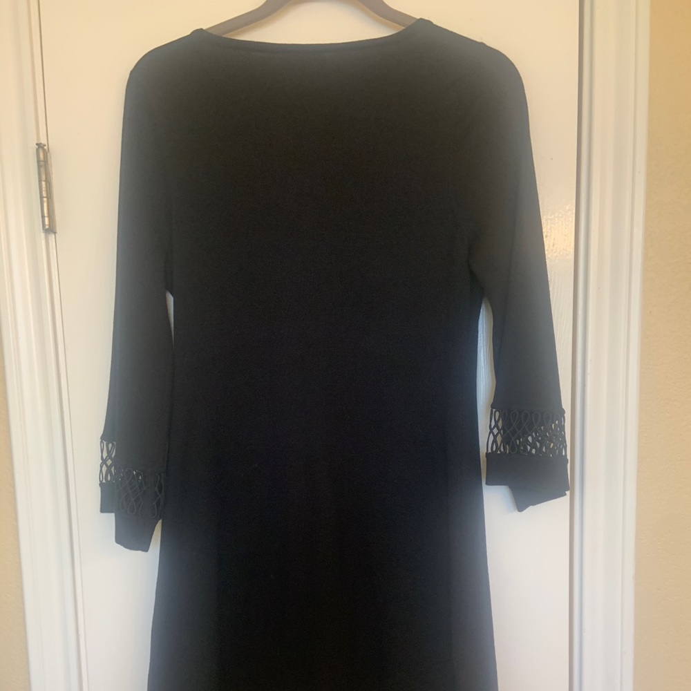 Black Calvin Klein sweater dress